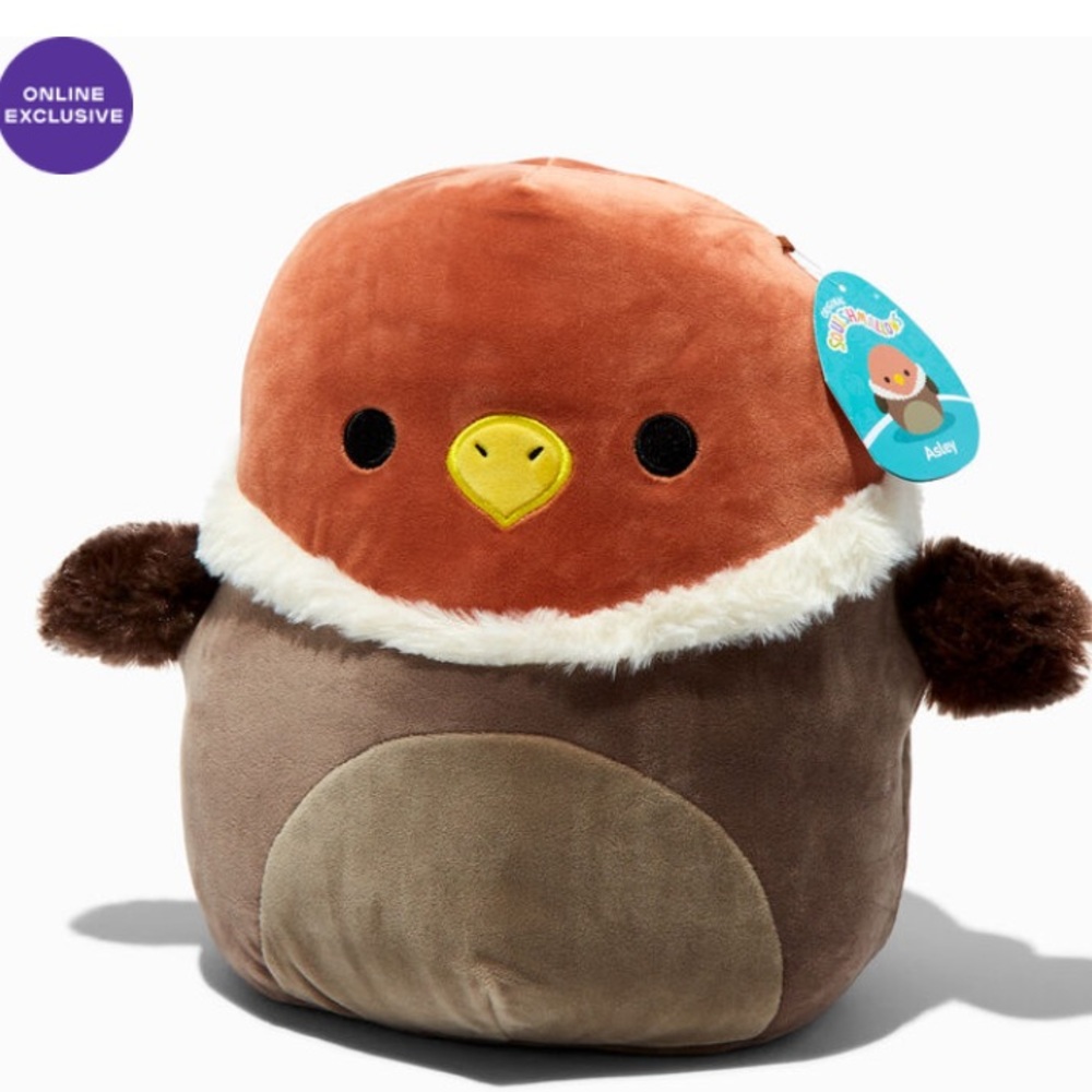 Asley the vulture Squishmallows EUC Claire’s exclusive limited edition